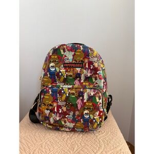Futurama Mini Backpack – Character Print, Adjustable Straps